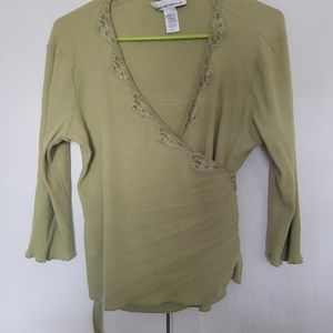 An old school wrap shirt